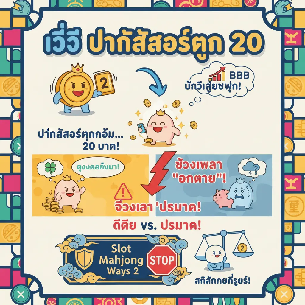 วิธี ปั่นสล็อตทุน 20 - Slot Mahjong ways 2