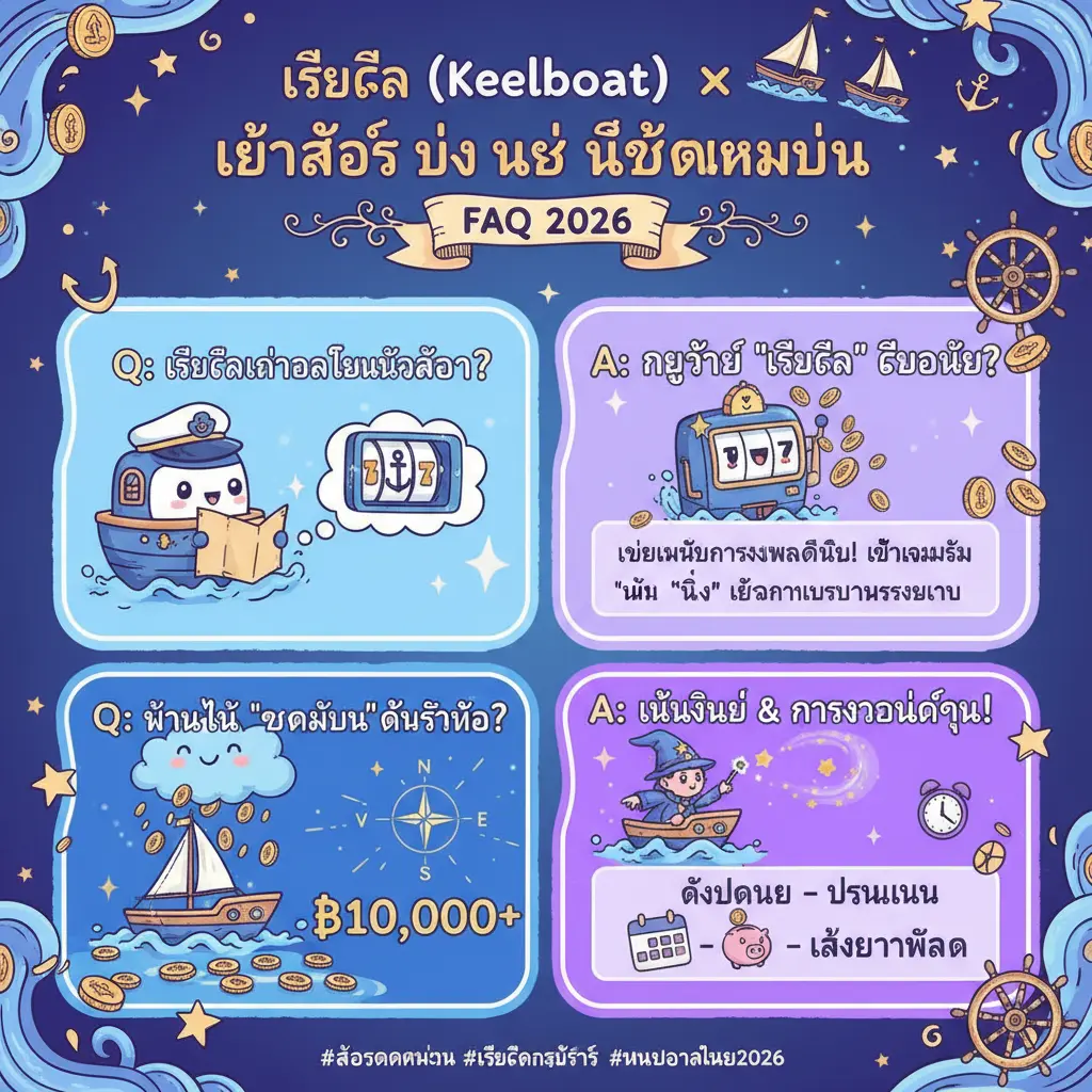เล่นสล็อต ยัง ไง ให้แตกหมื่น - เรือคีล Keelboat