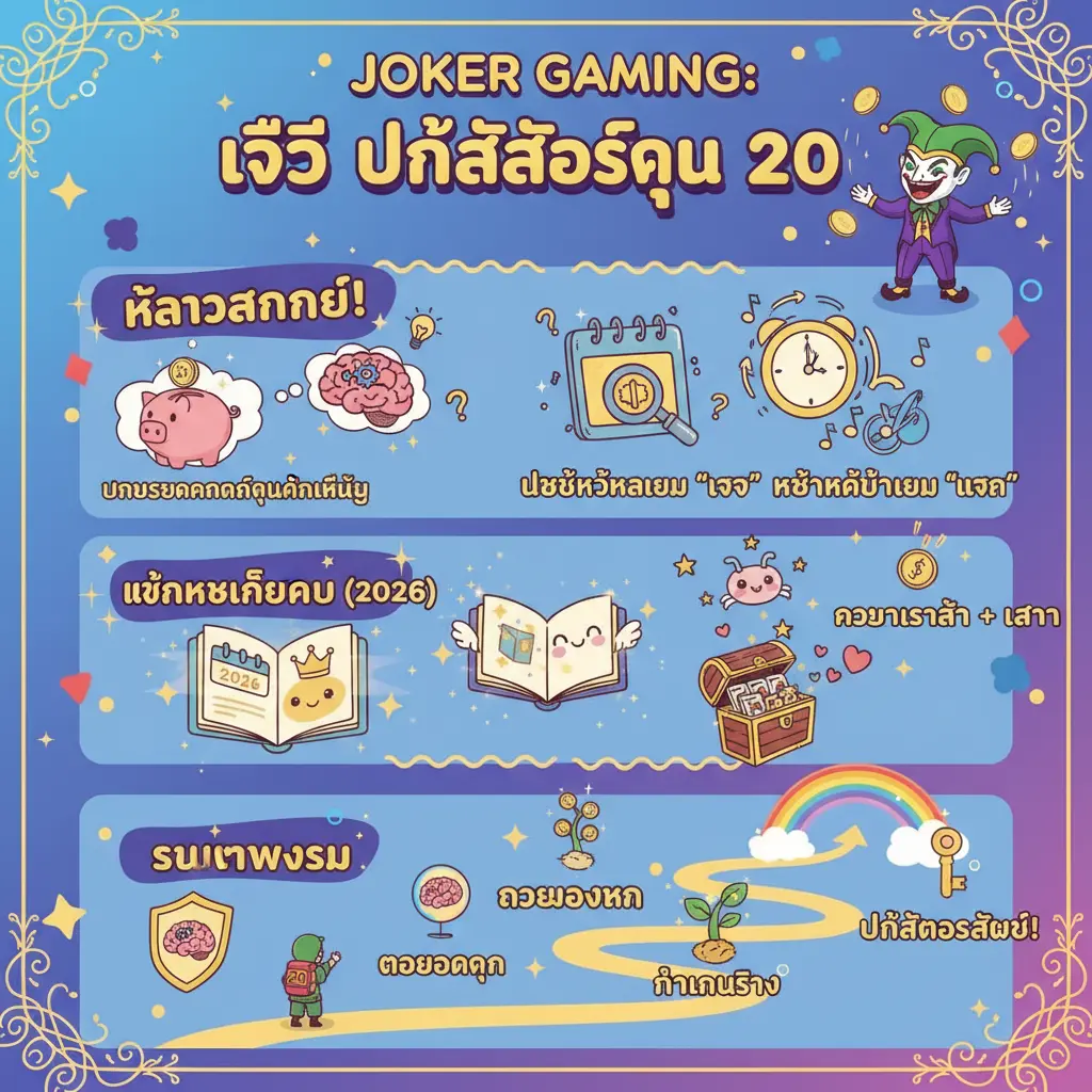 วิธี ปั่นสล็อตทุน 20 - Joker Gaming