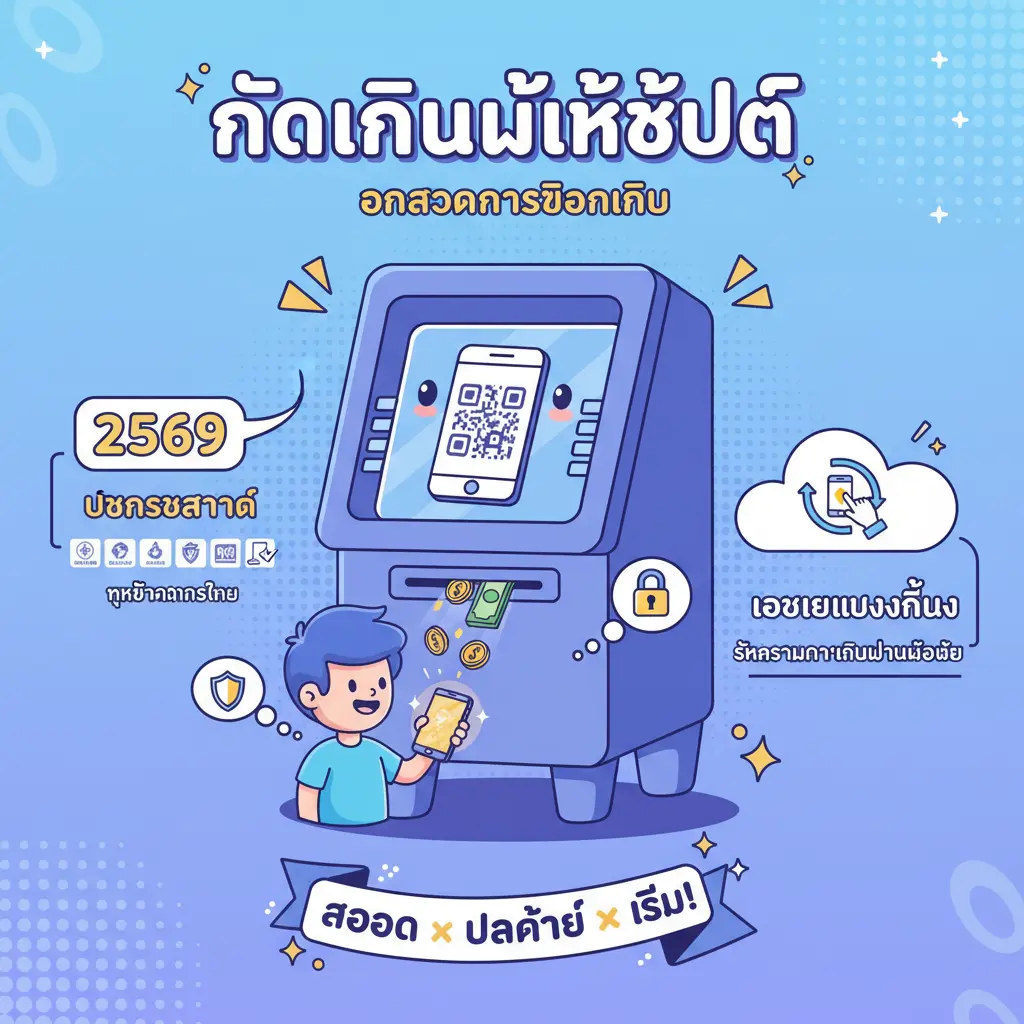 ถอนเงิน - ตู้ ATM