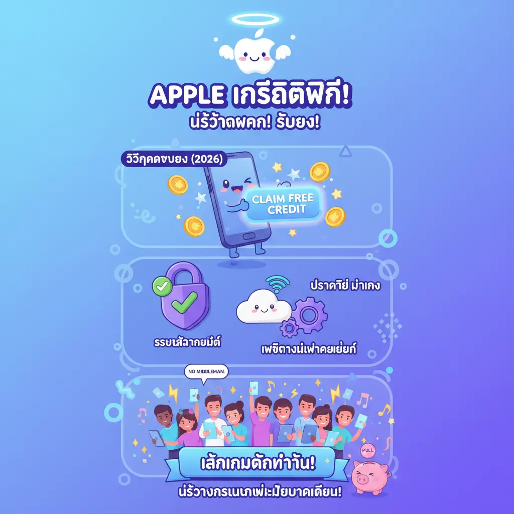 เครดิตฟรีไม่มีเงื่อนไข - Apple