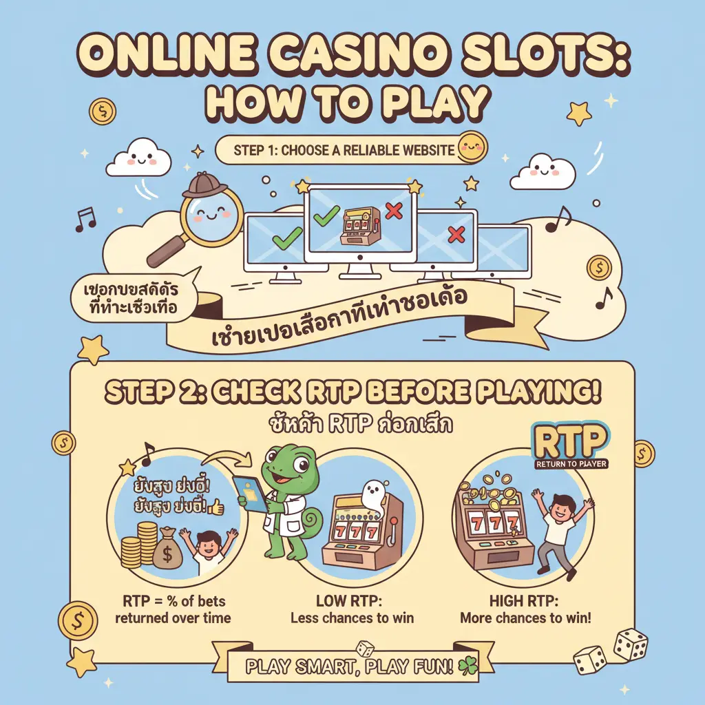 ขั้น ตอน การเล่นสล็อต - คาสิโนออนไลน์