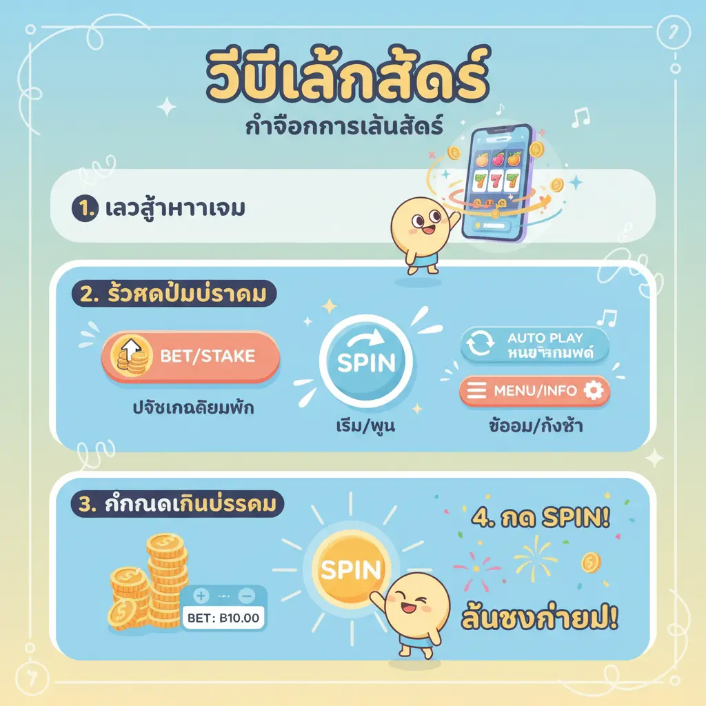 ขั้น ตอน การเล่นสล็อต - วิธีเล่นสล็อต