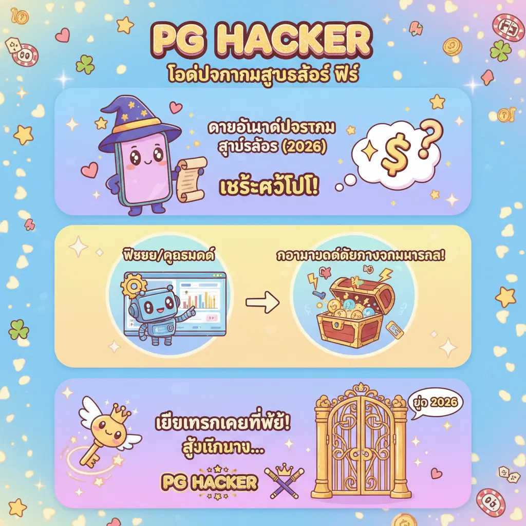 โหลดโปรแกรมสูตรสล็อต ฟรี - PG HACKER